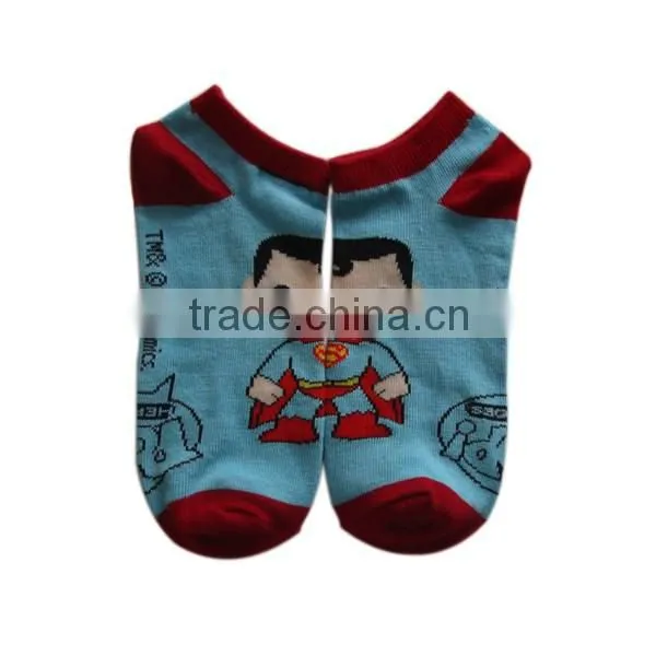 GSW-119 Custom High Quality Light Blue Cotton and Polyester Ladies Women Ankle Socks