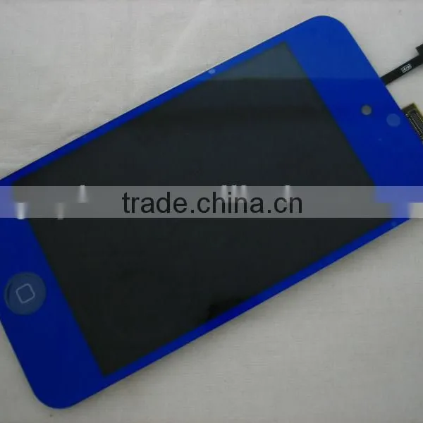 Full LCD Display+Touch Screen Digitizer for Apple IPod Touch 4 Dark Blue