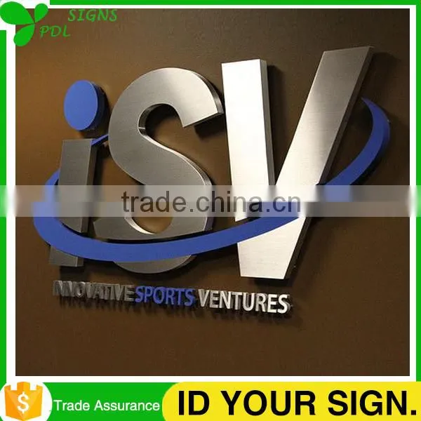 Laser Cut Custom Stainless Steel Sign Logo photo-3