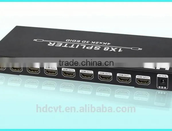 8 Way Hdmi Splitter Support 3D 1080P Hdmi Splitter 1x8 , Latest photo-3