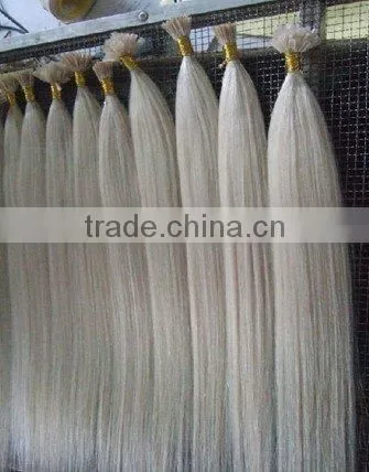 Indian Virgin Remy Stick Tip Fusion Wefted Hair Extension -