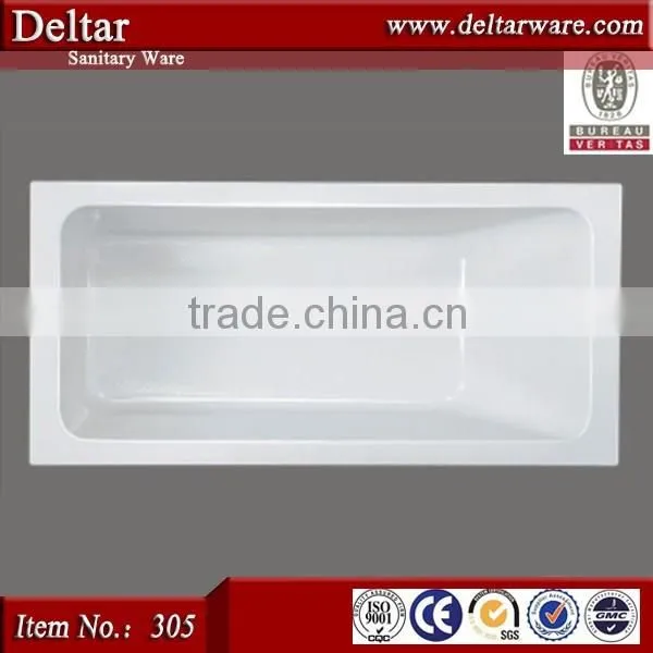Cheap Small Corner Bathtub, Simple Pure Acrylic Drop-in Bathtub, Variety Bathtub for Hotel Project photo-4