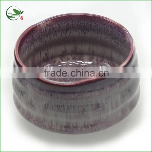 Light Red Porcelain Enameled Bowls Used for Holding Matcha Powder photo-6