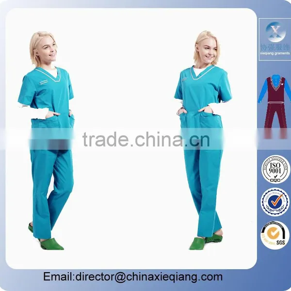 2016 Medical Scrubs China /oem Scrubs Uniforms/ Reina Medical Scrub Uniform