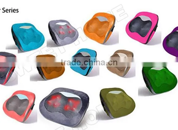 Portable Infrared Shiatsu Vibration Car and Home Massage Pillow photo-2