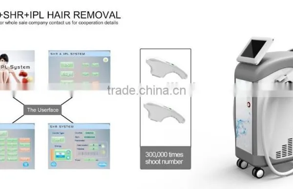 Factory Price E-light+IPL SHR/Super Hair Removal/E-light IPL Laser Therapy Machine photo-2
