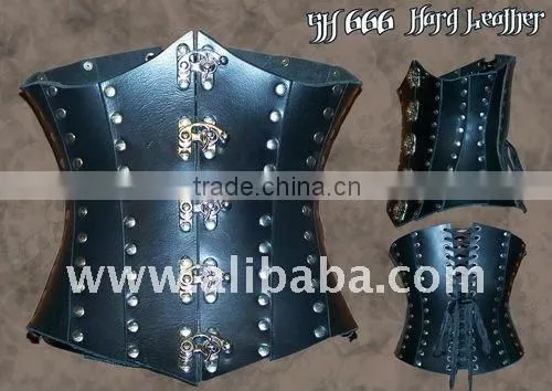 HANDMADE LEATHER UNDERBUST CORSET