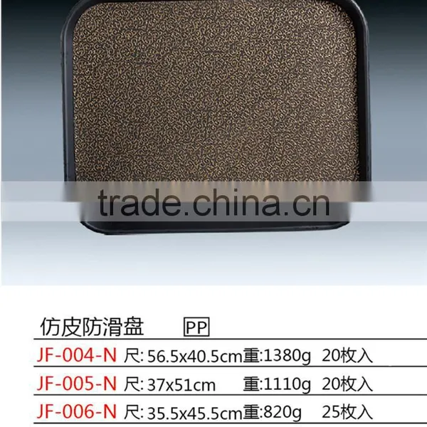 Plastic Imitation Leather Banquet Serving Tray photo-5
