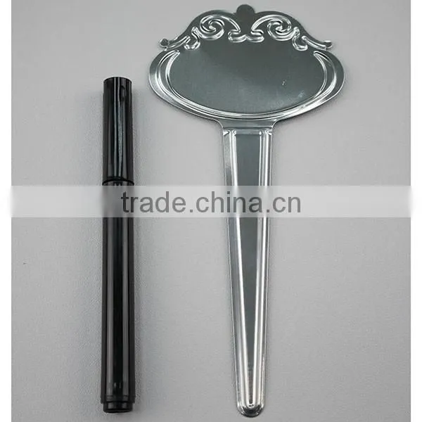 17cmL Gardening Marker Pen With Ornamental Stainless Steel Metal Name Tag photo-3