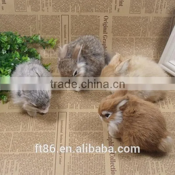 Replica Realistic Bunny Handmade Easter Decoration Magnet Rabbit photo-2