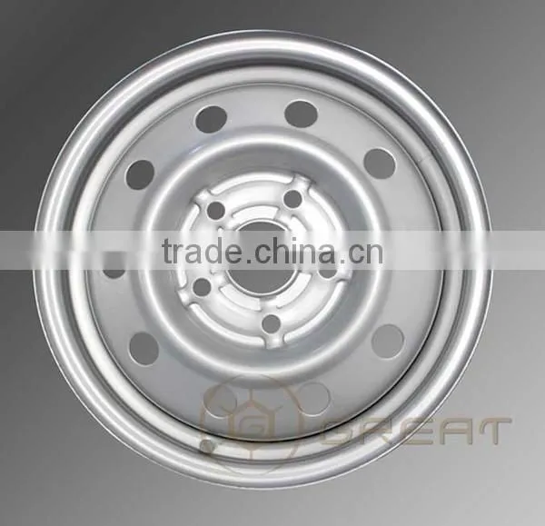 13x5.5J Passenger Steel Rim Automobile Wheel photo-3