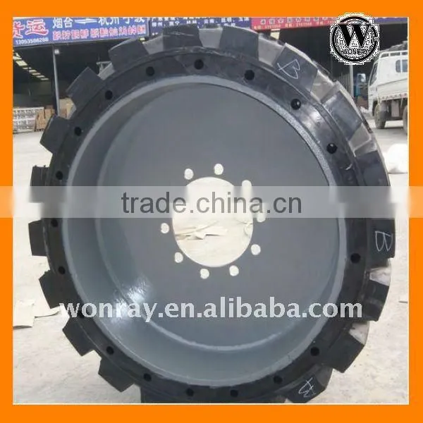 Long Life 445/65-D22.5 Molded on Solid Tires for Lifting Platform Trucks photo-2
