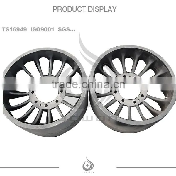 Round Wheel Sand Cast Cast Iron photo-2