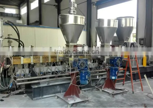 Lab Plastic Masterbatch Granulator Twin Screw Extruder Compounding Granules Machine photo-6