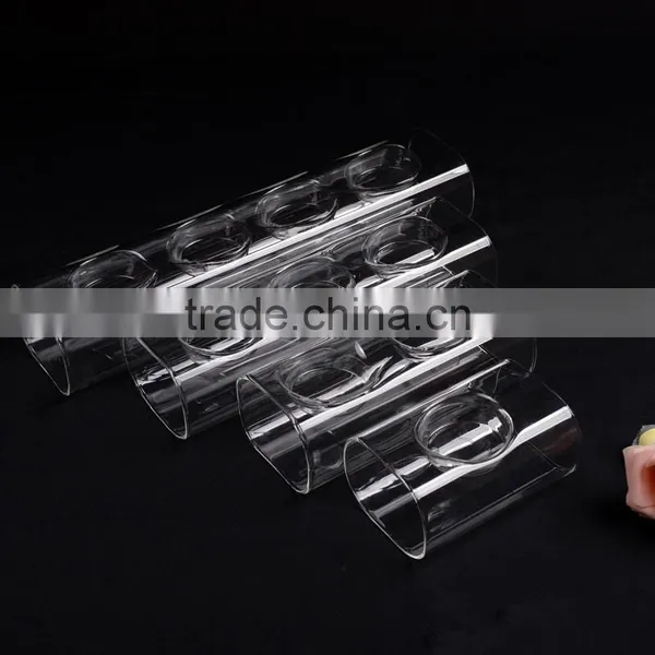 Unique Design, Tubular Glass Candlestick, Home Decoration, Elegant Noble Candlestick photo-5