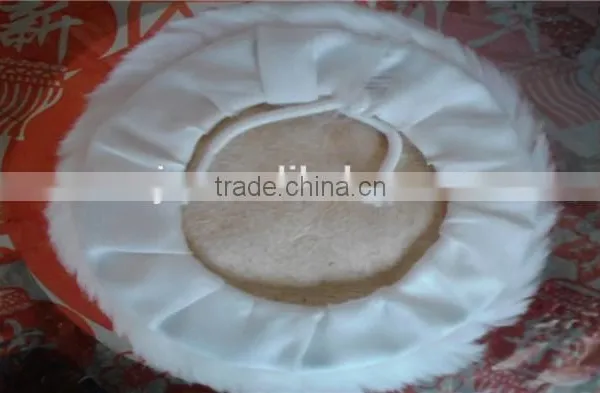 Lambskin Wool Bonnet ,sheepshin Wool Polishing Pad photo-3