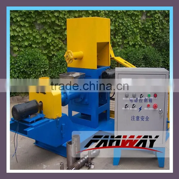 Fish feed processing machine