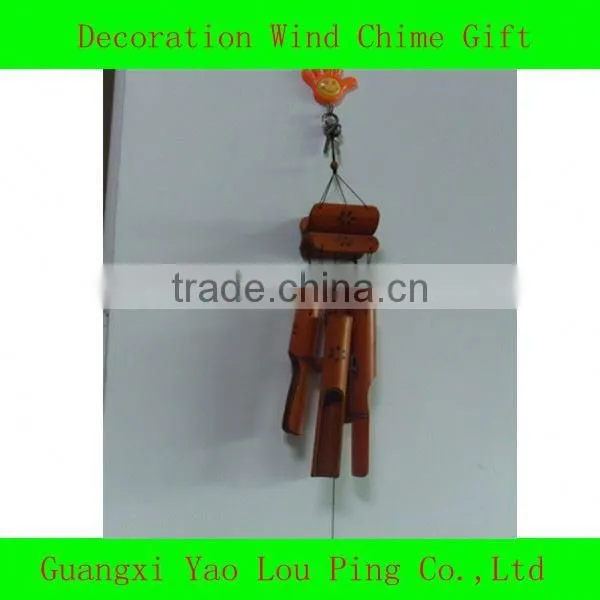 Recycled Iron Sheet Birds Over Heart Wind Chimes for Home & Garden Outdoor Decoration