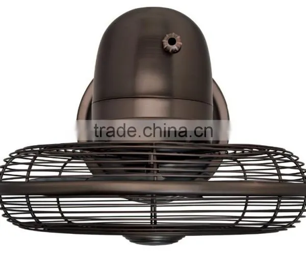 12" Retro Table Fan With Oil Rubbed Bronze Finish photo-3