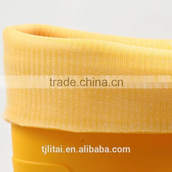 Yellow Black Work Boot With Steel Toe Pvc Safety Shoes photo-5