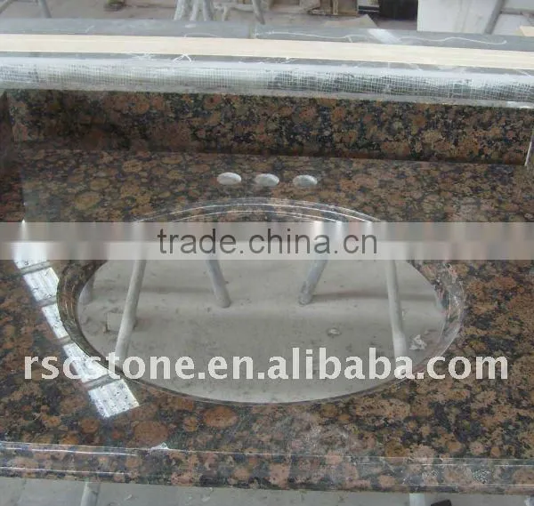 Baltic Brown Granite Vanity Top, Bathroom Vanity Top