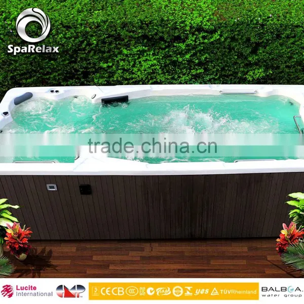 Popular Comfortable Acrylic Swim Pool Spa Outdoor Freestanding SRP480 photo-6
