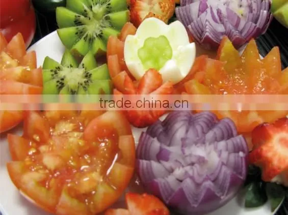 Vegetable Fruit Schneiden Hobeln Garnieren 3 in 1 Triple Slicer photo-5