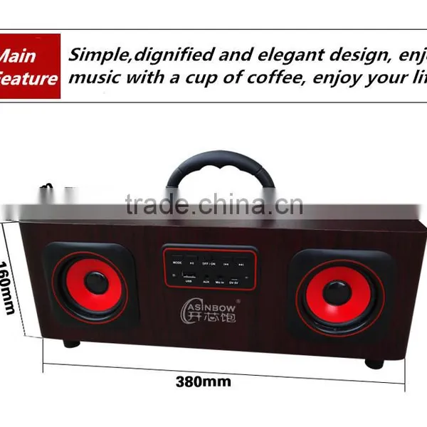 2017 Hot Cube Ratro Loudspeaker, High Fidelity 3D Sound Quality Dual Speaker Stereo Bluetooth Speaker With Microphone TF Card photo-5
