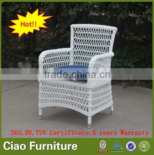 Modern Garden Coffee Shop Furniture Rattan Table and Chair Set photo-4