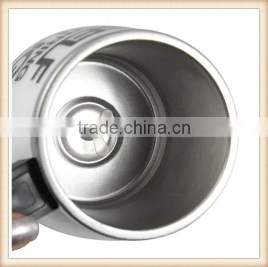 450ML Stainless Plain Lazy Self Stirring Electric Mug Auto Mixing Water Cup Gift photo-5