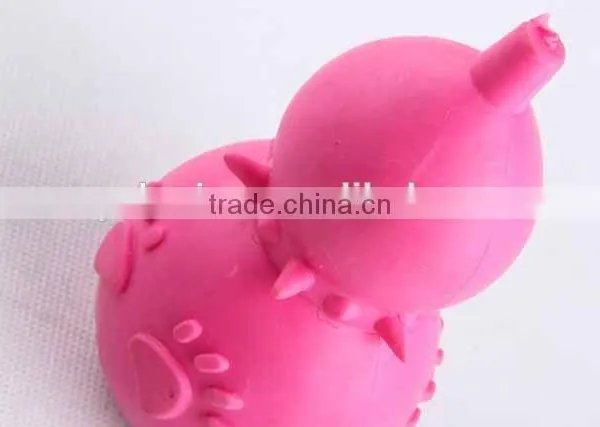 TPR Pet Toy in Gourd Shape With Footprint Pattern/dog Toy photo-4
