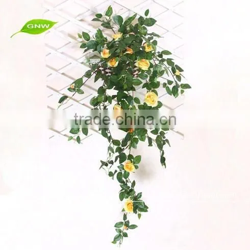 GNW FLV11 Bulk Buy From China Chinese Wedding Accessories Artificial Vine With Rose Flower photo-3