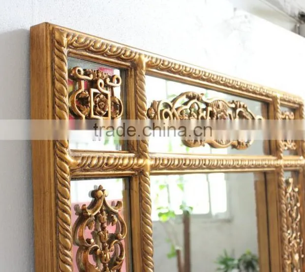 Baroque Mirror Frame Rectangular Bathroom Mirrors photo-4