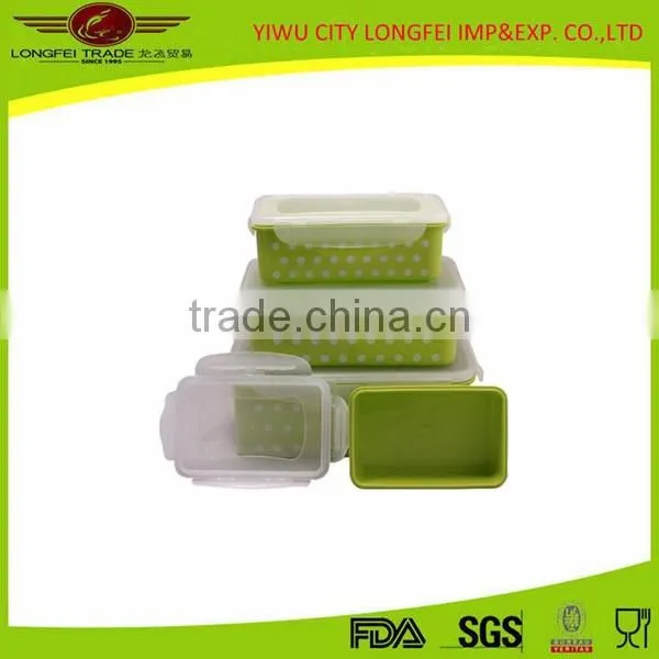 4pcs Character Plastic Airtight Preserving Food Container photo-3
