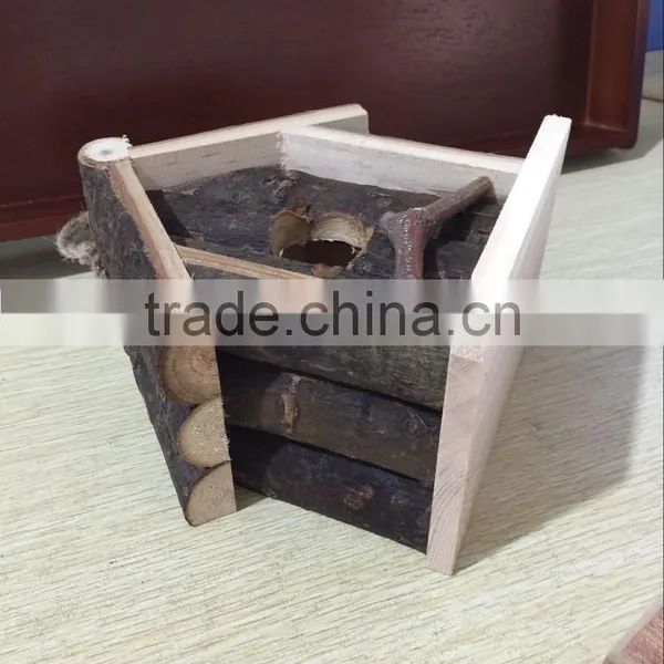 Wholesale Cheap Natural Wooden Bird Nest Toys photo-2