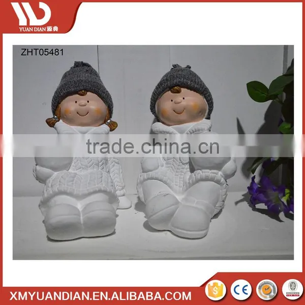 Wholesale Led Light Price Christmas Boys And Girls Decoration Polyresin Ornaments photo-4