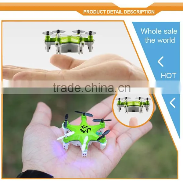 FY805 2.4G 360 Degree Flip Quadcopter LED Plane Headless Model Toys rc Mini Pocket Drone in Italiano photo-4