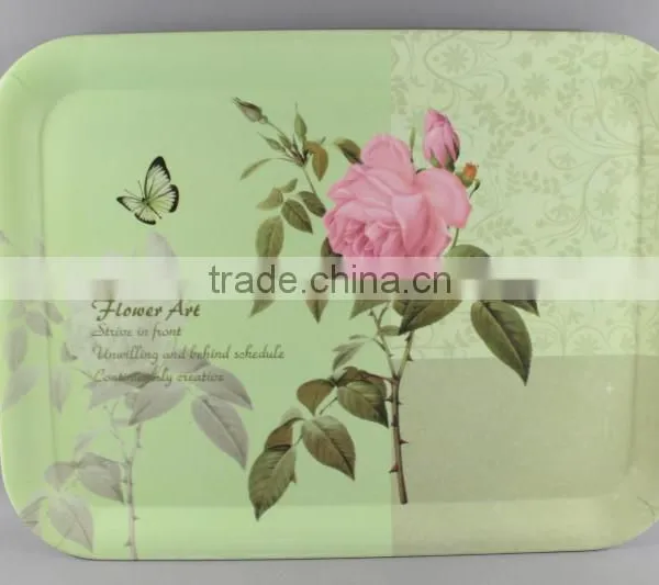 Beauty Flower Melamine Trays photo-4