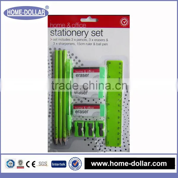 Logo Customized Kids/childrens Top Quality Wholesale Funny Drawing School Office Stationery Set for Kids