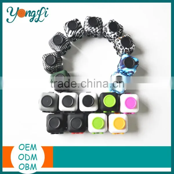New Product Hand-Held Toy Fidget Cube 6 Sides Anxiety Relief Fidget Spinner Toy photo-3