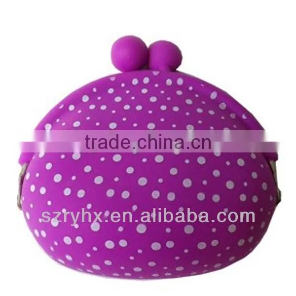 Silicone Carrying Wave Point Purse/female Silicone Purse