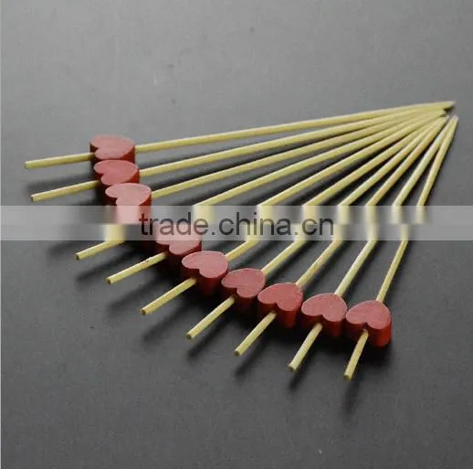 Cocktail /appetizer Bamboo Beaded Picks Swizzle Stick NBT001