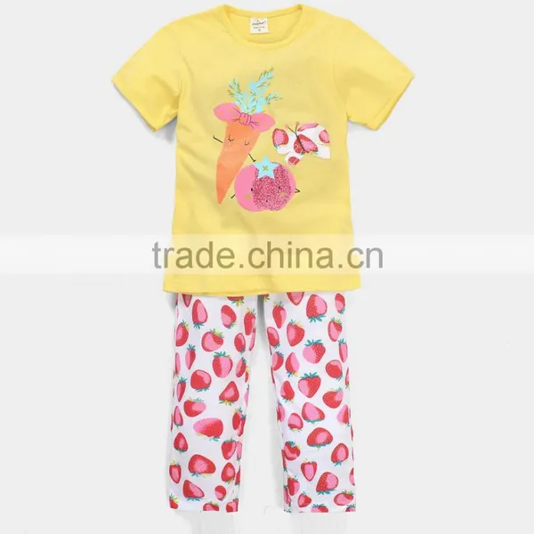 China Company Girls Boutique Clothing Summer 2016 Girl Clothes Set Lovely Children Clothing photo-5
