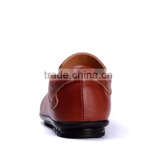 High Quality Top Layer Cow Leather Casual Shoes Fashion for Male, Men Leather Peas Shoes Casual Have Sample for Adults photo-4