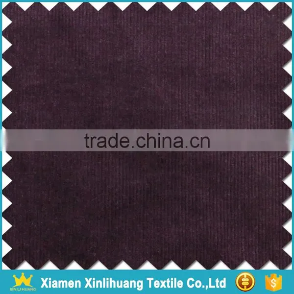 High Stretch Woven Plain 16 Wale Elastic Corduroy Fabric for Clothing photo-3