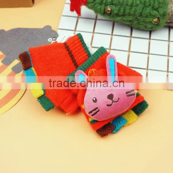 TC13013 Knitted Cute Animal Pattern Cheap Winter Warm Baby Gloves Wholesale photo-4
