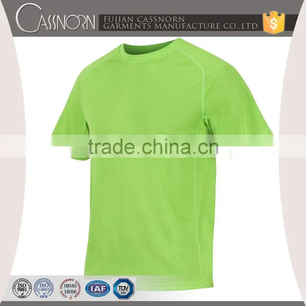 Custom Design Bamboo Charcoal Quick Dry Sport Crew Neck Fancy Men T-shirt
