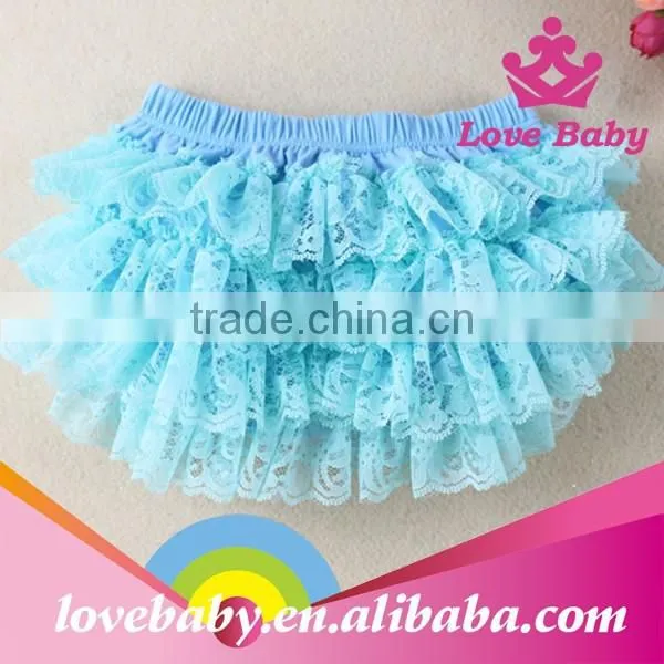 Newest Boutique Baby Girl Ruffle Shorts Bloomer Summer Cotton Underwear photo-2