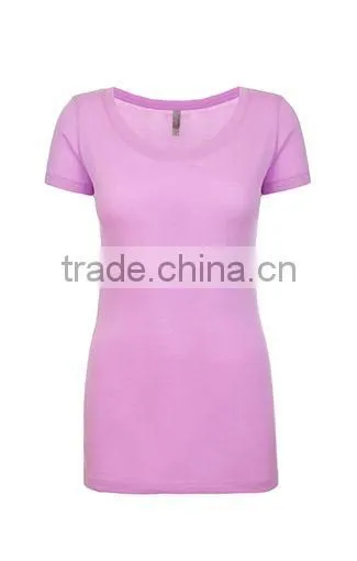 Next Level Apparel Ladies' The Scoop Tee - Made From Pre-shrunk 100% Combed Cotton Jersey and Comes With Your Logo. photo-6