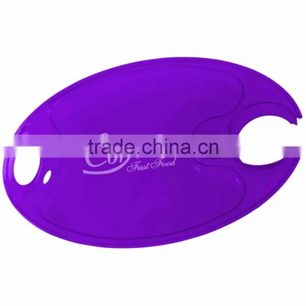 USA Made Party Plate - Holds Hot or Cold Foods, Safely Carries a Stemmed Wine Glass, Plastic Cup or 12 Oz. Beverage Can photo-3